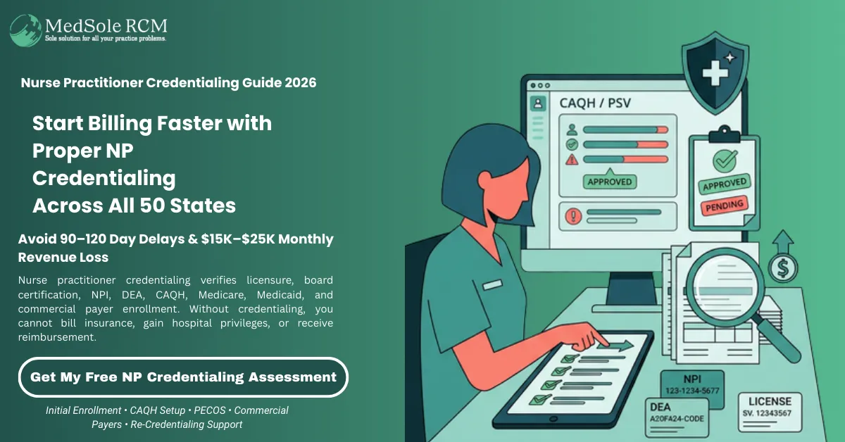 Nurse Practitioner Credentialing: The Complete Guide for 2026