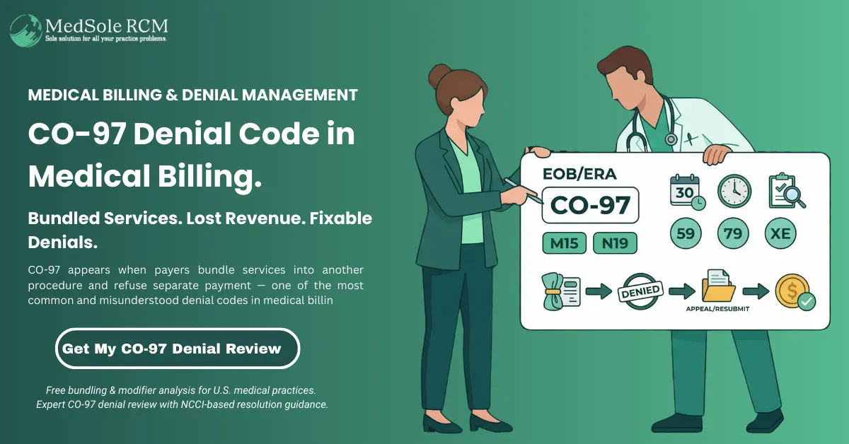 CO-97 Denial Code: What It Means, Why It Happens & How to Fix It