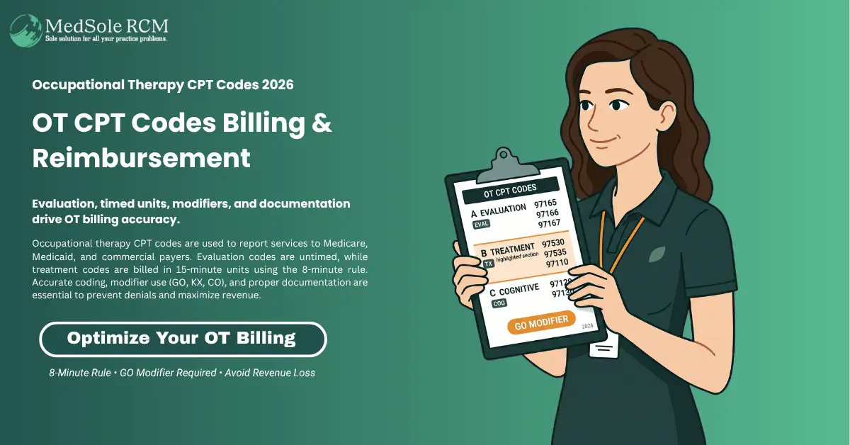 Occupational Therapy CPT Codes 2026: Complete Billing Guide, Reimbursement Rates and Revenue Optimization