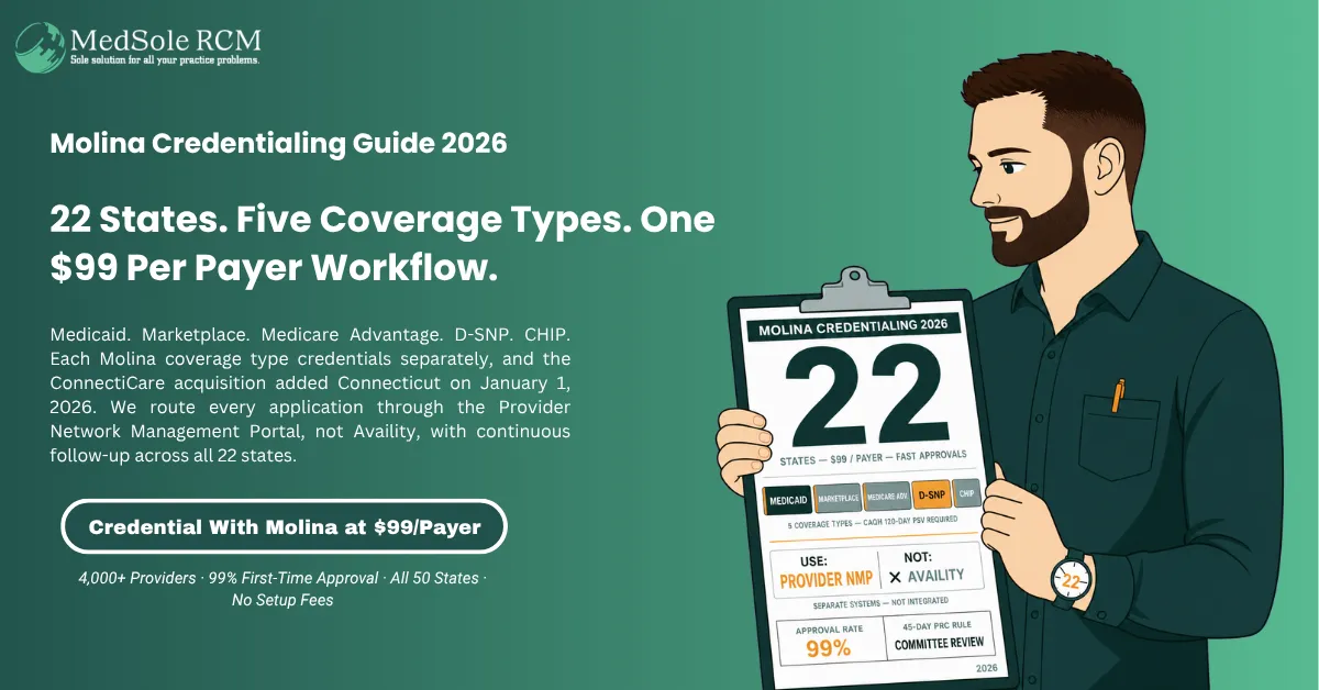 Molina Credentialing in 2026: A Practical Guide for Healthcare Providers and Practice Owners