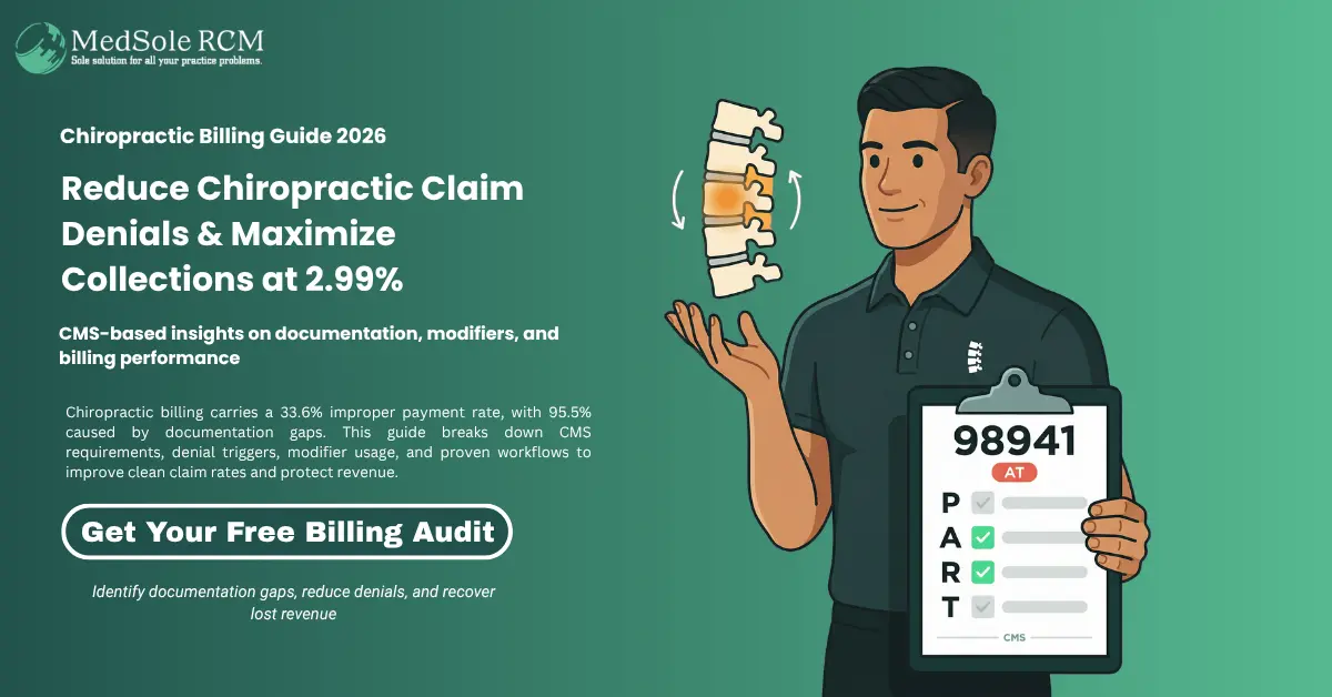 Chiropractic Billing Services in 2026: The Complete Guide to Reducing Denials, Maximizing Collections, and Protecting Your Practice Revenue