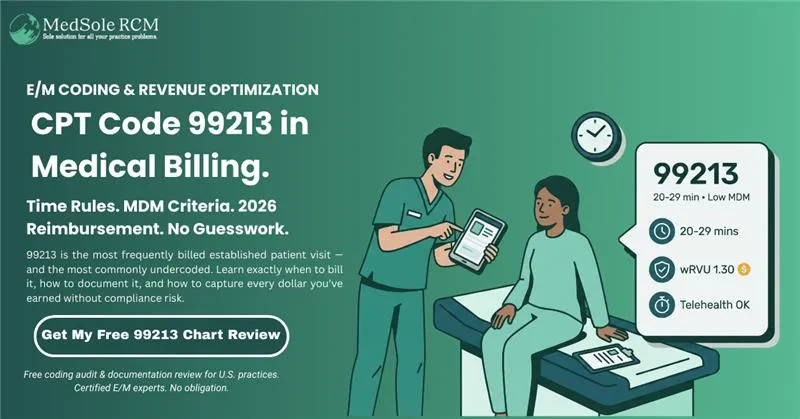 CPT Code 99213: The Definitive 2026 Provider Guide [+Reimbursement Rates & Free Tools]