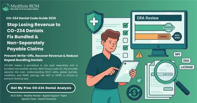 CO-234 Denial Code Description: Causes, Resolution & Prevention Guide
