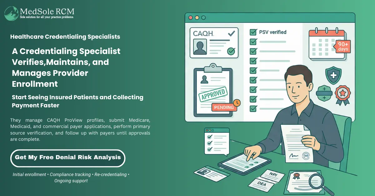 Credentialing Specialist Services for Healthcare Providers