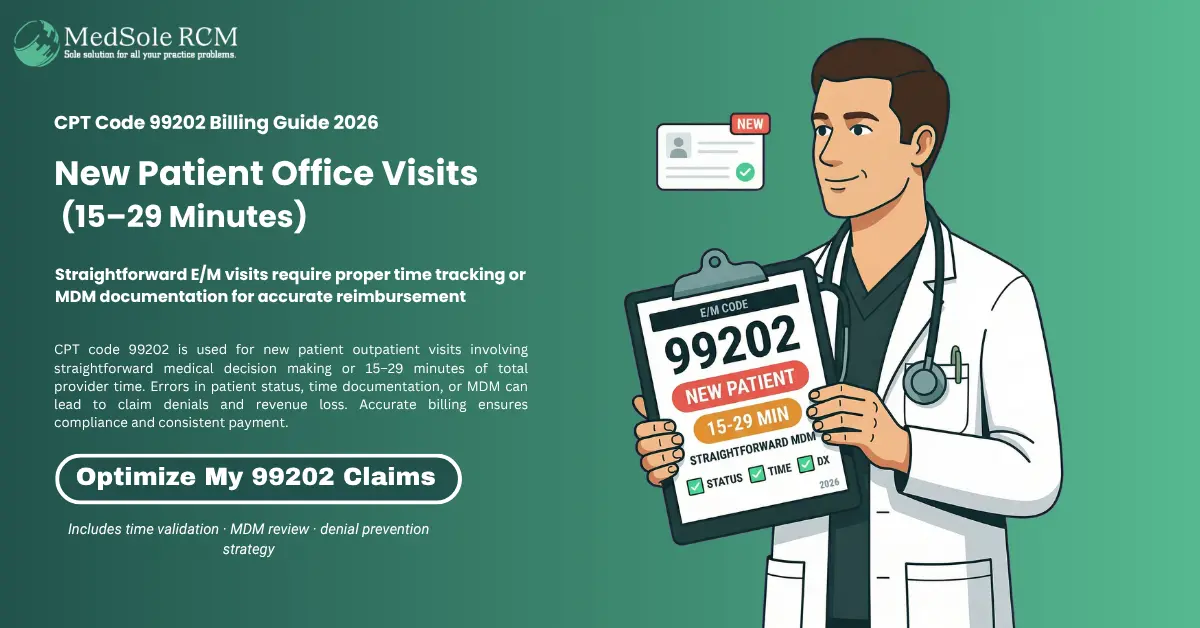CPT Code 99202: Billing, Documentation and Reimbursement Guide [2026]