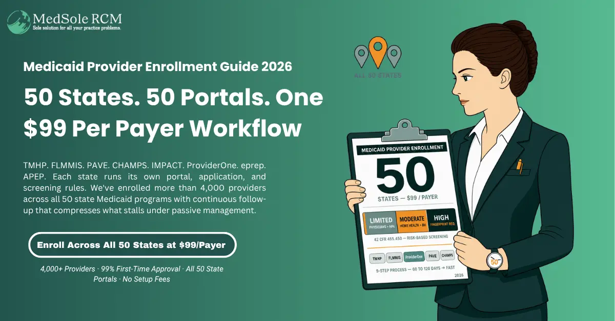 Medicaid Provider Enrollment in 2026: A Practical Guide for Healthcare Providers Across All 50 States