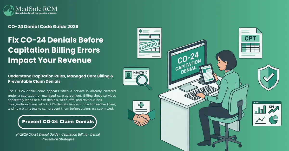 CO-24 Denial Code: Causes, Solutions & How to Prevent It [2026]
