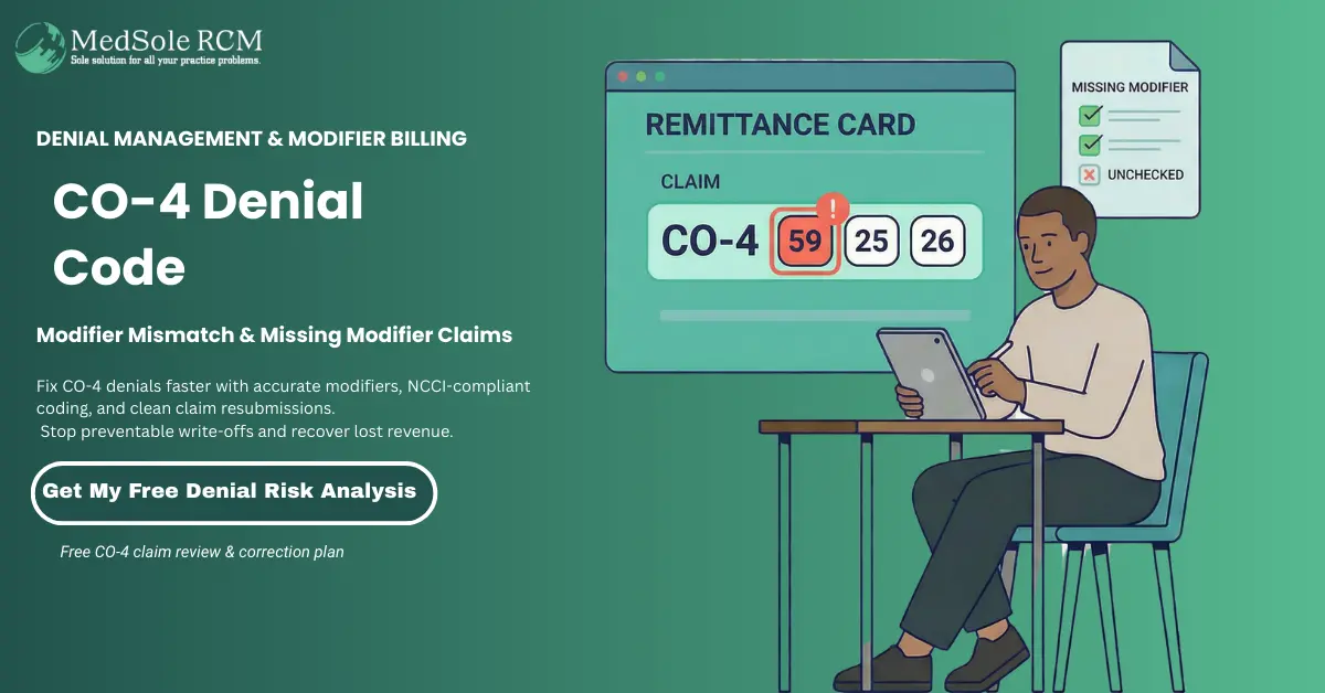 CO-4 Denial Code: Description, Causes, and How to Resolve It [2026 Guide]