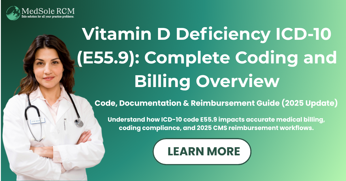 Vitamin D Deficiency, ICD-10 (2025): Code, Documentation, and Reimbursement Guide
